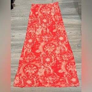 Y2k Beach Maxi Skirt